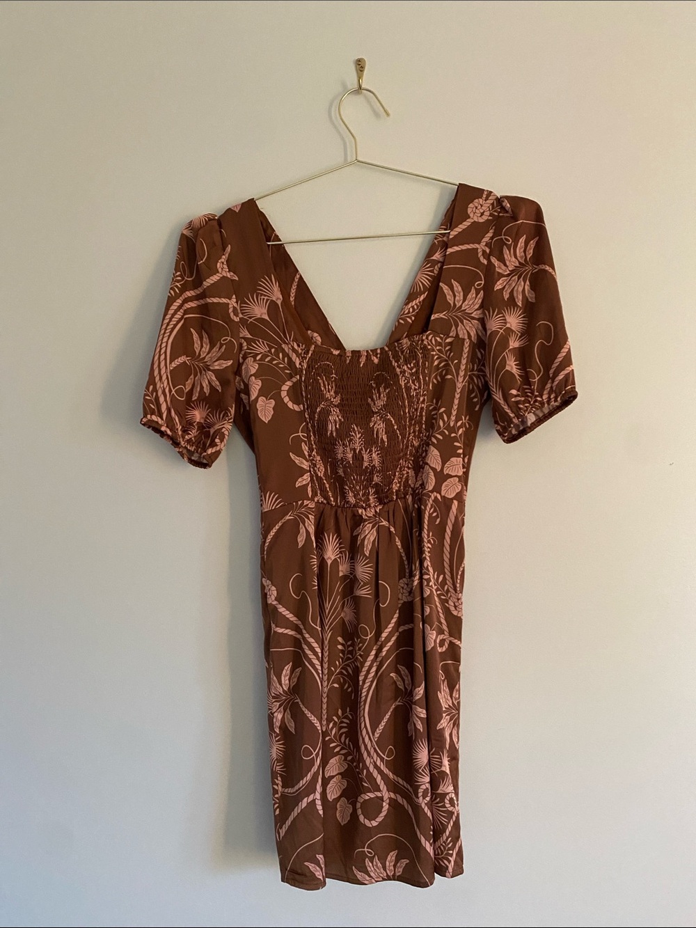 Heartloom Misa Saddle Floral Puff Sleeve Mini Dress | XS - Picture 7 of 7